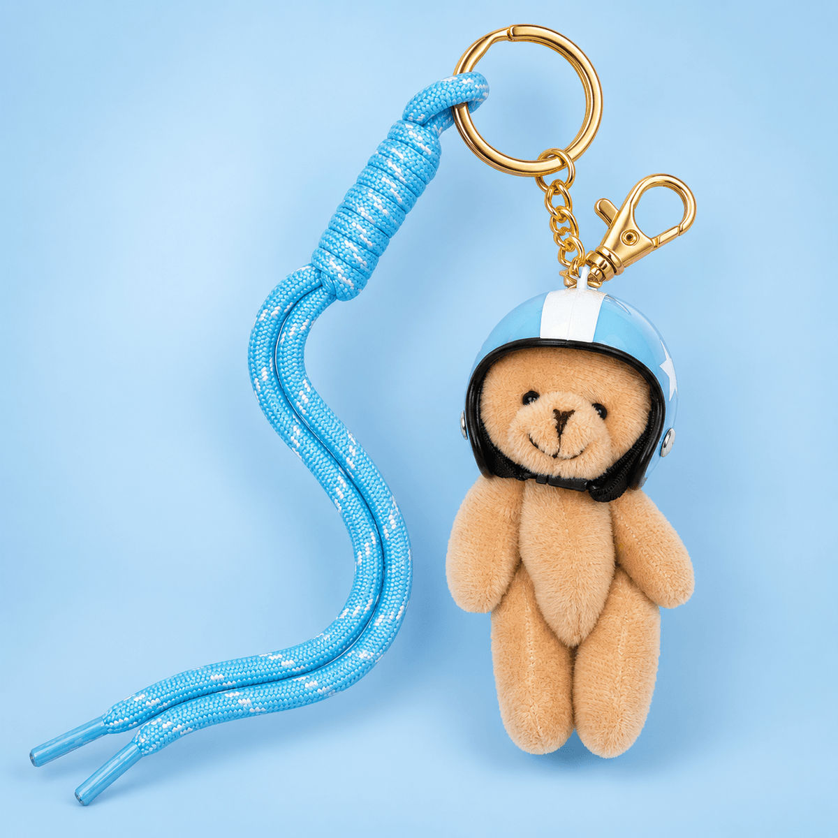 Blue Bear Keychain Charm ๐๐ป