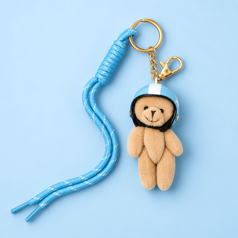 Blue Bear Keychain Charm 💙🐻