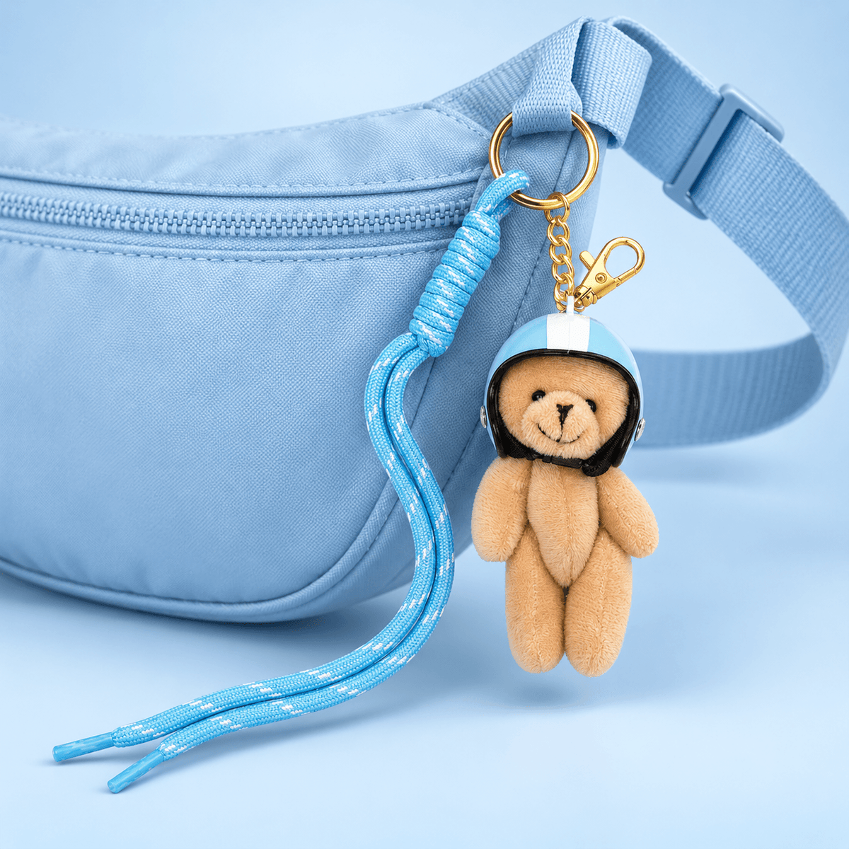 Blue Bear Keychain Charm 💙🐻
