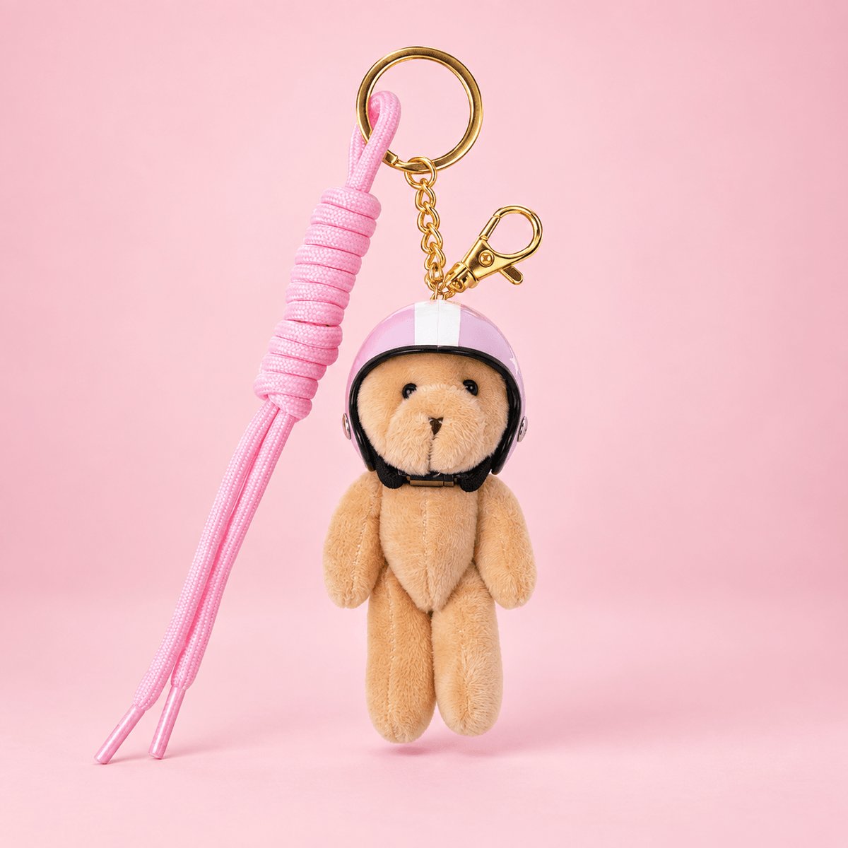 Pink Bear Keychain Charm 💖🐻
