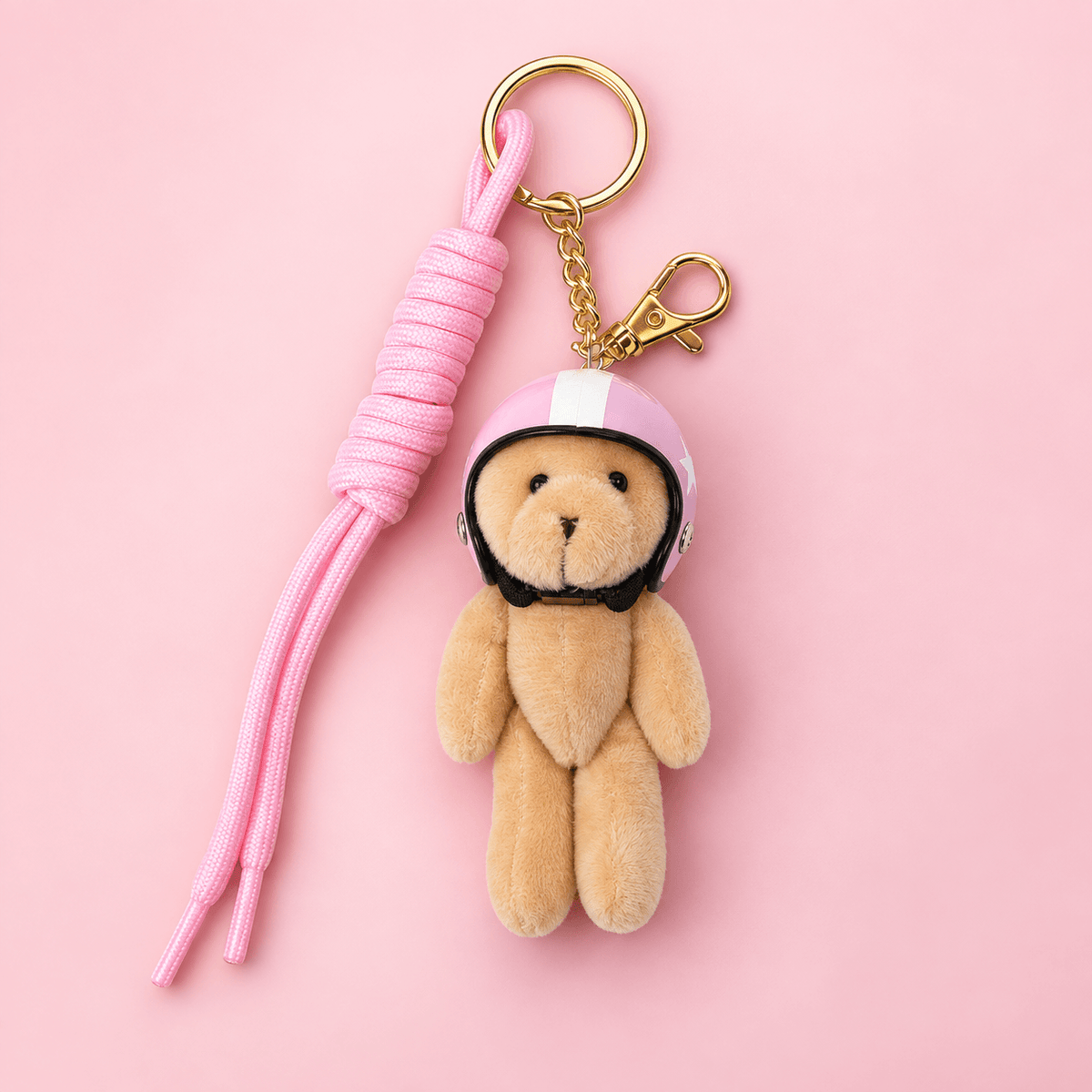Pink Bear Keychain Charm 💖🐻