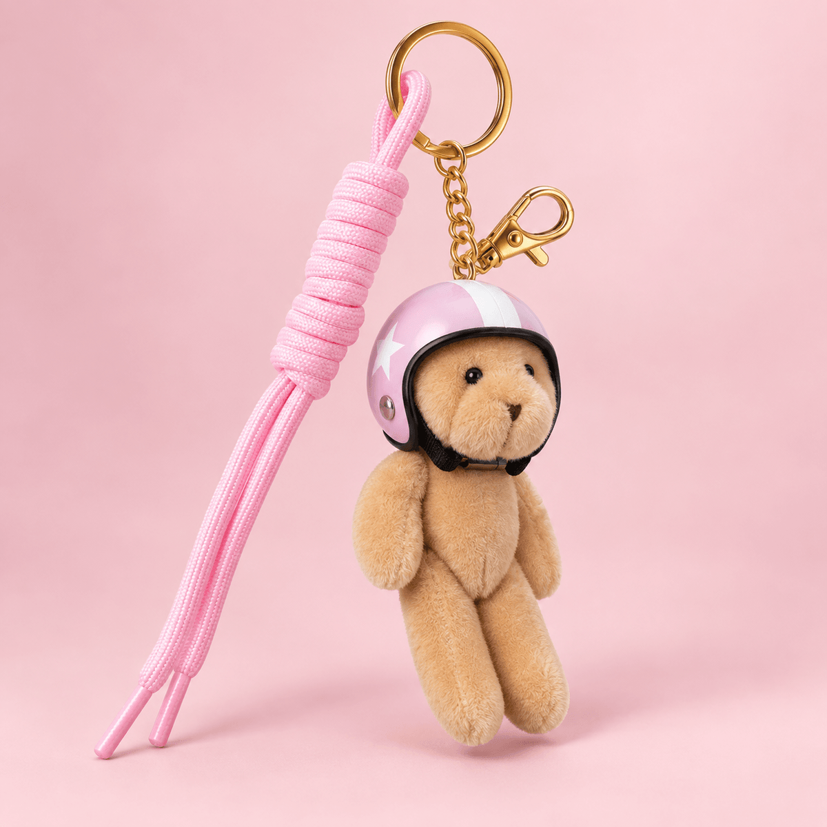 Pink Bear Keychain Charm 💖🐻